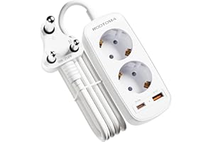 ROOTOMA Adapter für Südafrika mit PD20W USB Schnellladegerät, Reisestecker Namibia, Reiseadapter Südafrika, Steckdosenadapter für Südafrika, Namibia, Lesotho, Mosambik, Botsuana, Lesotho, 1,5M Kabel, Typ M