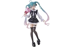 TAITO Hatsune Miku PVC-Statuette, schwarz, modische Subkultur-Version