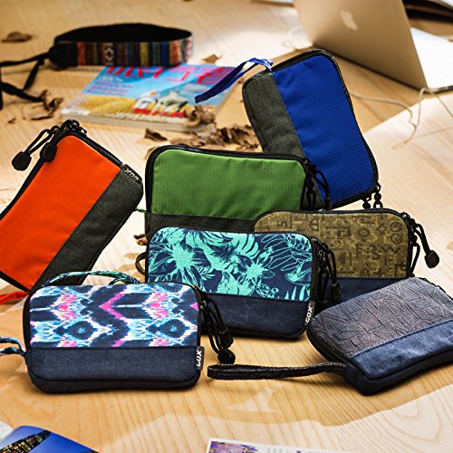 iPhone 7 Plus Case Sleeve, GOX Wasserdicht Shockproof 6 Zoll Kissen Schutzhülle Hülle Tragetasche Tasche Schutzhülle Tasche Dual Zipper Handtasche für Apple iPhone 7/7 Plus (Brauner Inder) - 8