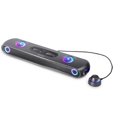 OXS Thunder Lite PC Gaming Soundbar, Sound Bars for TV with