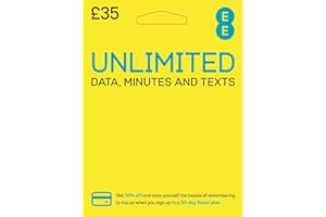 EE Unlimited Data Calls and Texts Pay As You Go Sim Card