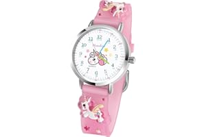Maukoo Orologio Bambini, Orologio Quarzo in Cartone Animato 3D, Orologio da Polso per Ragazzi e Ragazze, Orologio Bambini Impermeabile 30 M Insegnamento con Cinturino in Silicone