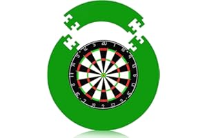 LEKEFETO Set di 5 bersagli protettivi: bersaglio surround, bersaglio per bersaglio, bersaglio per il garage, protezione da parete posteriore, 44 x 13 x 2 cm, colore: verde