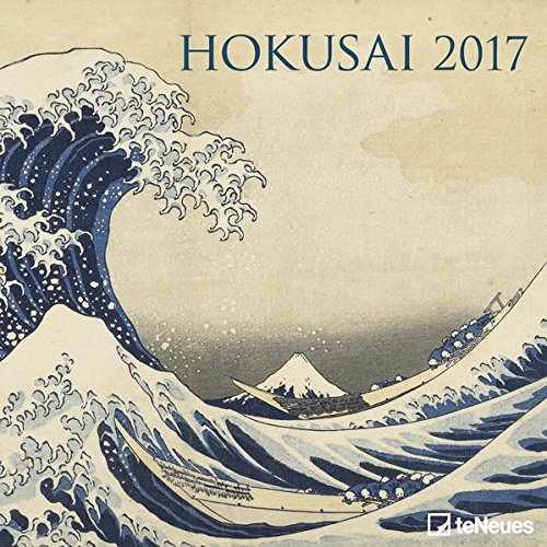 Hokusai 2017 - Kunstkalender teNeues, Broschürenkalender, Farbholzschnitte - 30 x 30 cm