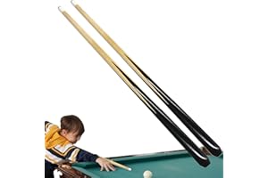 Renopfect 2 Stück Billardqueue, Pool-Stick-Queue Stick Pool Billiard 50CM Billard Queue Für Kinder Von 12 Bis 18 Jahren, Handpolierte Billardtisch-Sticks Für Kinder Mit Einer Körpergröße Von