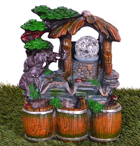 Pindia table top Water Fountain With Rolling Crystal Ball Urli RS.1511 (58.00% Off) - Amazon