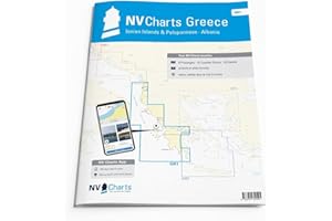 NV CHARTS NV.Atlas GR 1 Greece - Montenegro to Cape Maléas & Peleponnese Papier & Digital [ Seekarte Griechenland ]