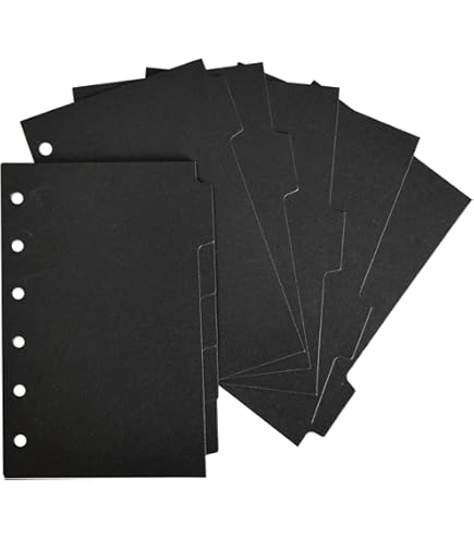 A6 Planner Inserts 1 Set 6-Hole A6 Binder Inserts Complete Budget