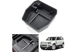 Karltys Compatible with Center Console Organizer Land Rover Defender 90 110 130 2023-2020 (NOT for Refrigerator Version) Accessories Armrest Storage Box Middle Console Insert Tray