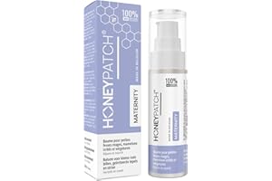 HONEYPATCH HONEY PATCH - Baume allaitement comestible pour maman et bébé - Crevasses, mamelons irrités et vergetures - Cire d'abeille médicale et huile d'olive bio - Stérilisé et comestible - 30ml