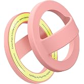 Spigen Caseology MagSafe Destekli Modeller ile Uyumlu Telefon Tutucu Halka Nano Pop Mag Fit Ring Şeftali - AFA07063 (Spigen T