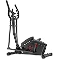 YALLA HomeGym Elliptical Cross Trainer Machine with 8 Level Magnetic Resistance Cardio Workout Exercise Bike, Anti-Slip Pedals, LCD Digital Monitor, 100KG Max User, for Home Office Gym Exercises
