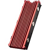 QIVYNSRY M.2 Heatsink NVME 2280 SSD Heat Sink Support Single Double Sided M2 SSD Cooling with Thermal Silicone Pads Cooler fo