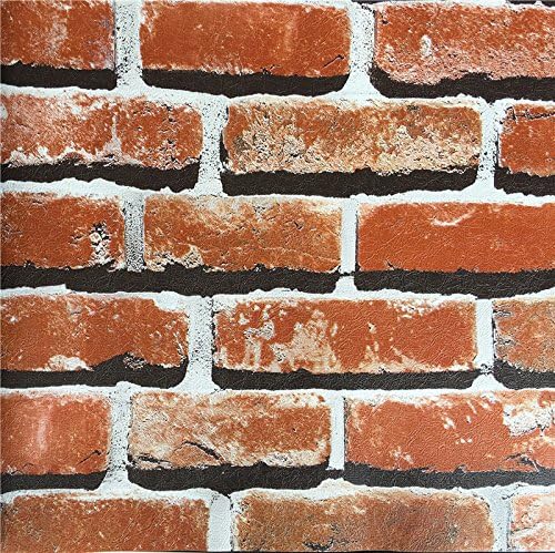 MDDW-Modern Chinese-style garden 3D brick pattern simulation brick Hotel KTV hotpot culture stone bricks wallpaper wallpaper , 4#