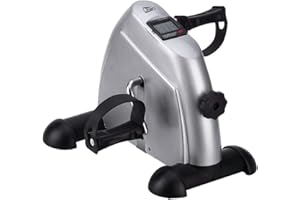 Uten Mini Pedal de Ejercicio Estaticos para Bicicleta de Ejercicio para Brazos y Piernas con Pantalla LCD y Resistencia Ajustable, Ciclo de Resistencia en Interiores Bicicleta de Ejercicio