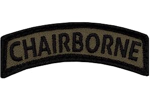 Café fyrkant® Bundeswehr Chairborne Fun Patch broderad med kardborreband - 7 cm x 1,8 cm