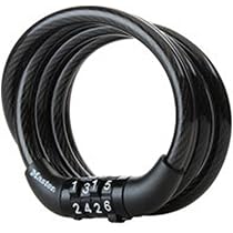 Antivol Câble Master Lock 90cm Vert - Combinaison 4 Chiffres