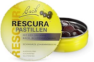 ‎BACH RESCURA Bach RESCURA Bachblüten Pastillen Schwarze Johannisbeere I 50 g I Bachblütenmischung für unterwegs I ehemals Rescue das Original