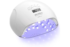 Lampade UV Per Unghie, NAILGIRLS 220W Portatile Lampada per Unghie Asciuga Smalto Fornetto Unghie per Manicure Pedicure,Sensore Di Avvio Automatico Lampada Unghie LED UV,4 Modalità Timer,Display LCD