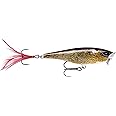 Rapala Skitter Pop Lure with Two No. 6 Hooks, Surface Swimming Depth, 5 cm Size, Live Field Mouse