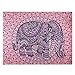 Produktbild SKAISK Wandbehang Hippie Tagesdecke Mandala Elefant Nadelspitze 200 * 153 cm Werfen Böhmischen Bett Vorhang