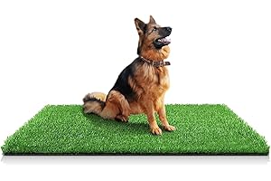 STARROAD-TIM 100 x 150 cm Reusable Dog Training Pads Artificial Grass Rug Lawn for Dogs Indoor Outdoor Artificial Grass for Dogs Potty Training Area Patio Lawn Decoration