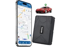 HANGANG GPS Tracker, Auto Fahrzeug GPS Tracking Echtzeit-Tracking GPS Ortung starker Magnet GPS Tracker 10000mah Lange Standby GPS Locator für kostenlose App Web & SMS-Tracking TK915