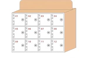 XDXINY Armadietto di stoccaggio del telefono cellulare trasparente montabile a parete armadietto del telefono cellulare serratura della fabbrica scatola di immagazzinaggio del personale scatola di