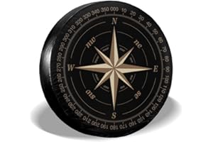 Hokdny Reserveradabdeckung, Radreifenabdeckung, 70-75cm Radabdeckung Wetterfest Reifenschutz Schmutzfest Universal Ersatz Reifen Abdeckung für LKW SUV RV (Kompass 3)