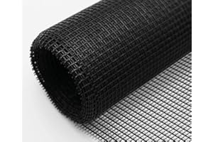 Schellenberg 57709 Fliegengitter für große Fenster, Meterware Insektenschutz Fiberglasgewebe, individuell kürzbar, 140 x 150 cm, anthrazit