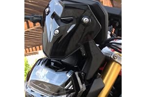 LORABABER Moto Avant Déflecteur de Pare-Brise déflecteur de Vent pour F900R F 900 R 2020-2024 ABS Pare-Vent en Plastique Protecteur d'écran (Fumée avec Support)