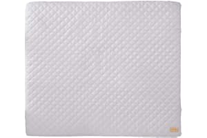 roba Materassino Fasciatoio per Neonati, roba Style, 85 x 75 cm, Impermeabile, Microfibra Trapuntata, Morbido e Imbottito, Grigio