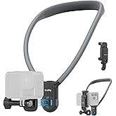 SMALLRIG Soporte Magnético para el Cuello para Cámaras de Acción y Teléfonos, Cómodo Soporte para Tomas en Primera Persona co