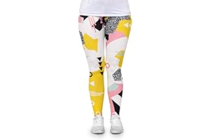cosey - Leggings Coloridos Impresos (Talla única) - Varios Design