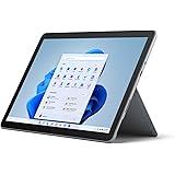 Microsoft Surface Go 3, 10 Zoll 2-in-1 Tablet (Intel Pentium Gold, 8GB RAM, 128GB SSD, Windows 11 Home S) Platin