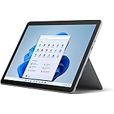 Microsoft Surface Go 3, 10 Zoll 2-in-1 Tablet (Intel Pentium Gold, 8GB RAM, 128GB SSD, Windows 11 Home S) Platin
