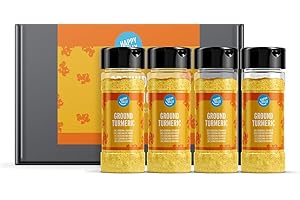 Marchio Amazon - Happy Belly - Curcuma macinata, 4x30g