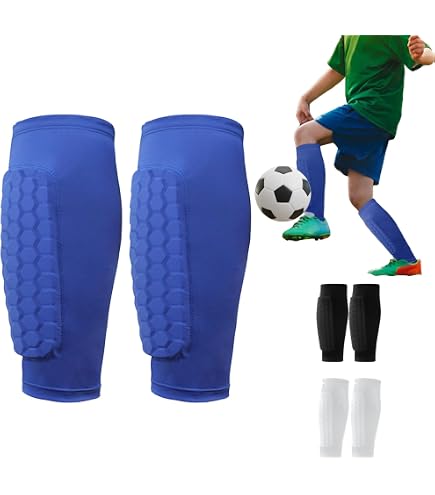 Paire De Protège-tibias De Football - Respirants, Antidérapants - Pour Enfants, Ados, Adultes