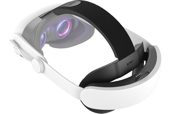 KIWI design K4 Boost Sangle de Tête avec Batterie de Confort Compatible avec Meta Quest 3/Quest 3S