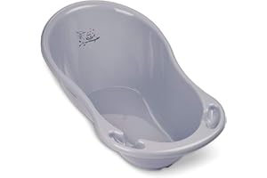 BABYKAJO Vasca per Neonati TÜV Rheinland - Antiscivolo da 0 a 24 Mesi, 86 cm con Tappo