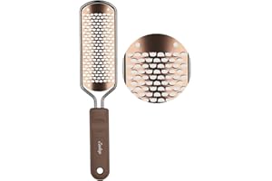 Easkep Hornhautentferner Hornhauthobel Hornhautraspel Fuß – HornhautfeileHornhaut Entfernung – Edelstahl Hornhautfeile für Hornhautentferner Starke Hornhaut Tote Haut Fuß Schaber (Roségold)