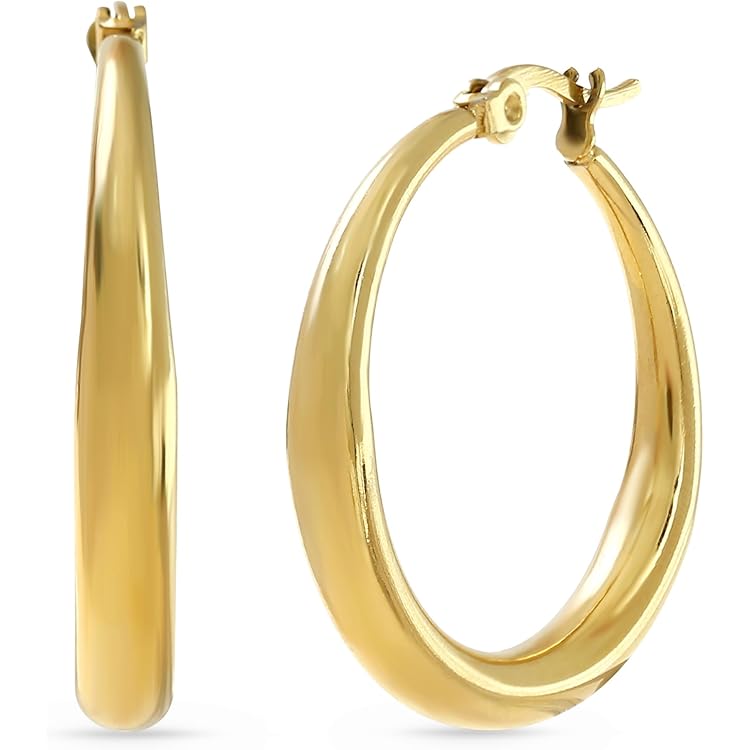Otazu gold plated oorbellen Swarovski kristallen Lacrima