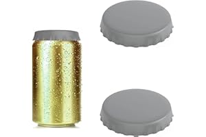 SYQZMYA 2 Stück Dosendeckel,Deckel für Dosen,Dosenverschluss Getränkedosen,Silikon Getränkedosen Verschluss,Wiederverwendbarer Getränkedosen Deckel,für Getränke, Bierdosen, Deckel für Dosen