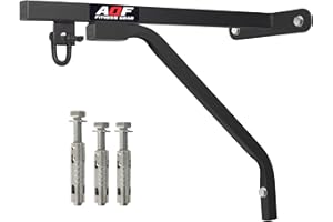 AQF Soporte De Pared para Saco De Boxeo, Boxeo Pared Soporte, Soporte Pared Saco Boxeo MMA, UFC, Gimnasio En Casa, Ganchos De Techo