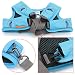 BTSKY 3 in 1 Baby Toddler Cartoon Animal Walking Safety Harness Portable High Chair Cart Safety Strap Learning Assistant Belt Shopping Cart Safety Strap (blue)