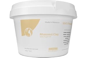 Fatima's Garden Argilla di Rhassoul con Argan ed Eucalipto - Detossina e Ammorbidisce, 425g