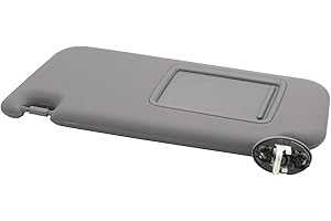 Ezzy Auto Gray Left Driver Side Sun Visor fit for Toyota RAV4 with Sunroof 2006 2007 2008 2009 2010 2011 2012 2013