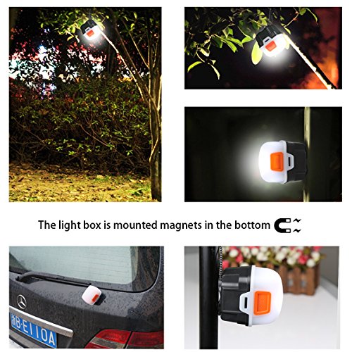 Stirnlampe, ccbetter Stirnlampen Joggen LED-stirnlampe Aufladbar USB Hellste CREE mit Rot Lampe Perfekt für Sport Jogger Bergsteigen Camping Angeln Fahrrad usw (inklusive USB Kabel + Lichtkasten) - 6