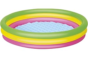 Bestway Summer Set Paddling Pool, Swimming Pool Toys, Water Pool Toys, Inflatable Baby, Kids Pool for Outdoors, Multiple Sizes, 60 Inch