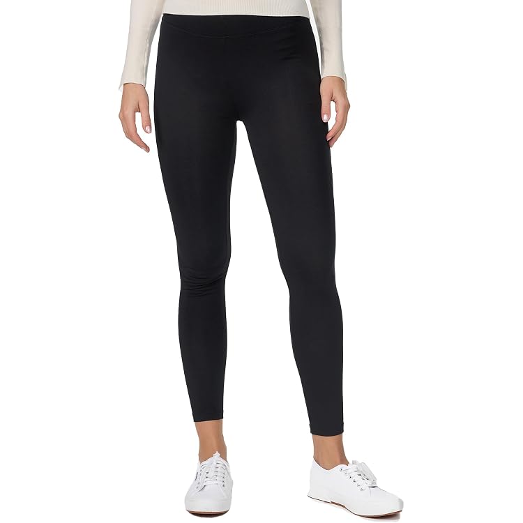 Bellivalini Legging Long Femme En Coton Bio – Confort Ultime & Écologique 210g/m² | Taille Haute Élastique